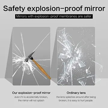 TheiaMo 65" Oval Wall Mirror with Elegant Metal Frame