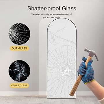 Arched ITSRG Floor Mirror Full Length for Elegant Spaces