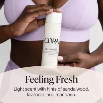 Cora One Wash Natural Body Cleanser for Gentle Cleansing