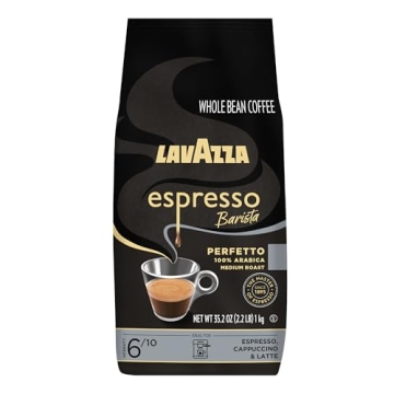 Lavazza Espresso Barista Perfetto Whole Bean Coffee 100% Arabica 2.2LB