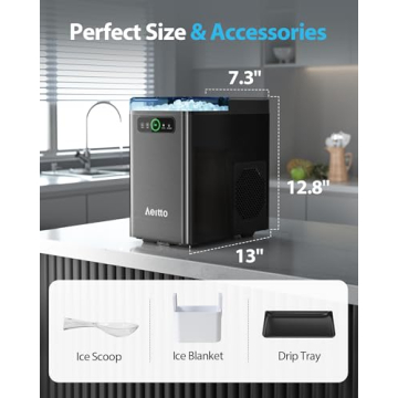 Aeitto Nugget Ice Maker 40Lbs Daily Output for Home