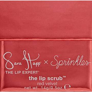 sara happ The Lip Scrub, Sprinkles Red Velvet, 0.5 oz.