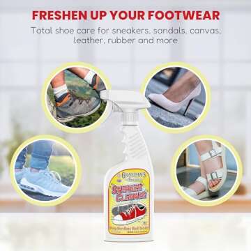 Grandma's Sneaker Cleaner - 16oz Stain Remover Spray