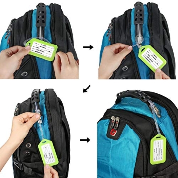 Durable Mifflin-USA Luggage Tags Set for Easy Travel