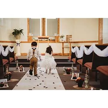 Homemory 200 Pcs Rose Petals for Valentines Day Decor, Separated Ready to Use Soft Silk Flower Petals for Wedding Flower Girl Basket, Table Centerpieces, Cake Table, Buffet Table, Aisle Scatter Petals