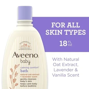 Aveeno Baby Calming Comfort Bath with Lavender & Vanilla 18 Fl Oz