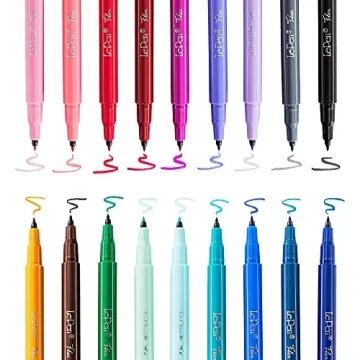 Marvy Uchida Le Pen Flex - Colorful Brush Pens Set