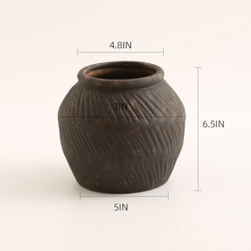 Farmhouse Ceramic Vase – Stylish Rustic Decor for Your Home