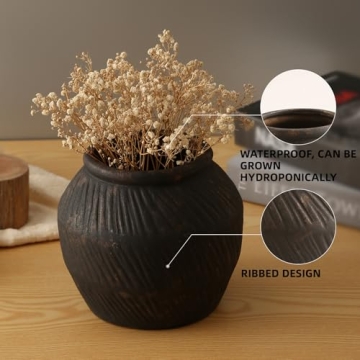 Farmhouse Ceramic Vase – Stylish Rustic Decor for Your Home