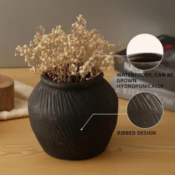 Farmhouse Ceramic Vase – Stylish Rustic Decor for Your Home