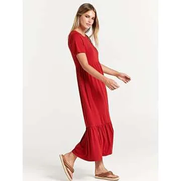 Trendy ANRABESS Women's Summer Casual Maxi Dress