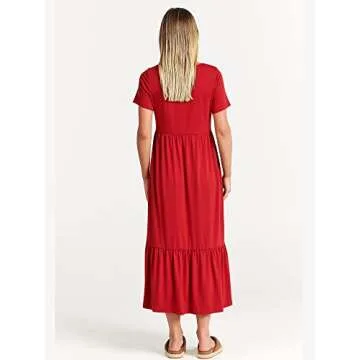Trendy ANRABESS Women's Summer Casual Maxi Dress