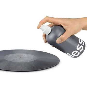 Boundless Audio Record Cleaner Solution - Extra Large 17oz Vinyl Record Cleaner Fluid Spray Bottle & Refill Nozzle