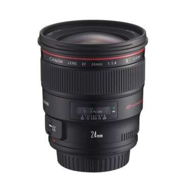 Canon EF 24mm f/1.4L II USM Wide Angle Lens - Fixed (Renewed)