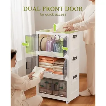 OlarHike 48QT Storage Bins with Lids - Stylish & Durable