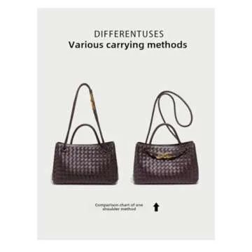 Elegant Woven Tote Bag for Stylish Women - XINCHANG