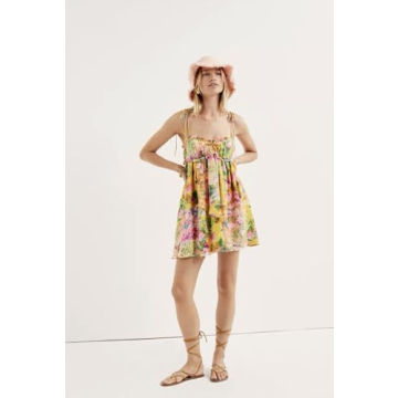 Stylish Floral Mini Dress for Versatile Summer Looks