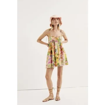 Stylish Floral Mini Dress for Versatile Summer Looks