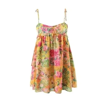 Stylish Floral Mini Dress for Versatile Summer Looks