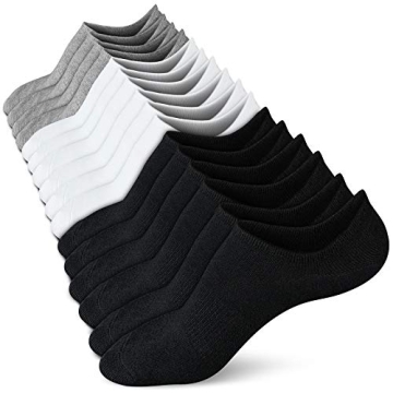 Wernies Non Slip No Show Socks for Women