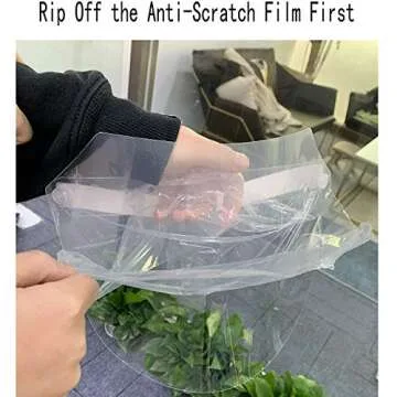 2Pcs Face Shield Protect Eyes and Face with Protective Clear Film Elastic Band