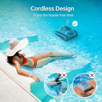 Effortless Pool Cleaning with the SMONET Cordless Robot