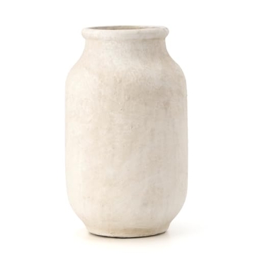 Rustic Farmhouse Flower Vase - SIDUCAL Ceramic Decor