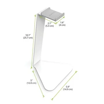 Kanto H1W Headphone Stand with Silicone Padding | Elegant Design