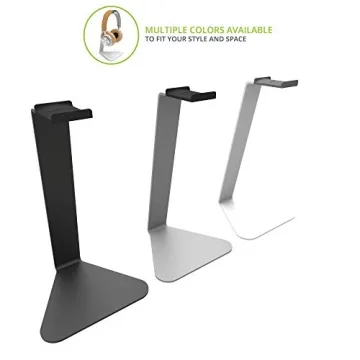 Kanto H1W Headphone Stand with Silicone Padding | Elegant Design
