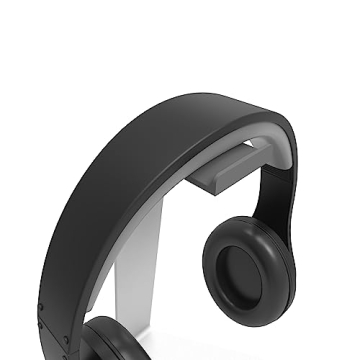 Kanto H1W Headphone Stand with Silicone Padding | Elegant Design