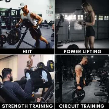 Glaring Way Neoprene Padded Weight Lifting Gloves for Men and Women - Ventilated Wrist Wrap Gloves for Athletes Gym Sessions Cycling Tracking & Sports with Full Palm Protection and Wrist Support