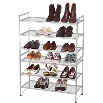 Stylish 3-Tier Stackable Shoe Storage Rack