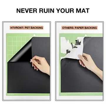 HTVRONT Black Permanent Vinyl Roll for Crafting and Decals