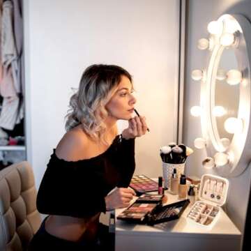 Personalized Sunflower Jewelry Case for Women and Teens