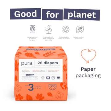 Pura Hypoallergenic Diapers - Eco-Friendly & Leak-Proof