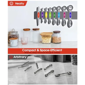 BANANABAY Magnetic Measuring Spoons Set of 8