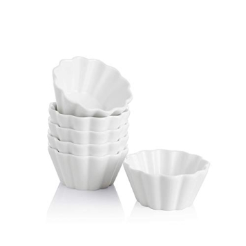 Sweejar Ramekins Set - Elegant Baking Cups for Desserts