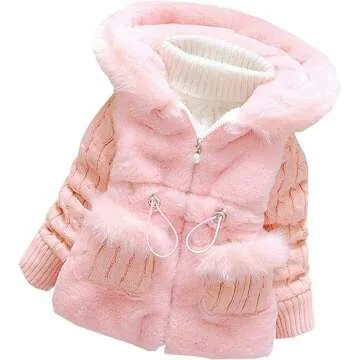 Warm Winter Jacket for Baby Girls | MINKIDFASHION