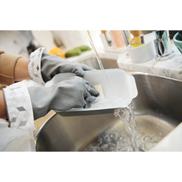 Full Circle Splash Patrol Latex Cleaning Gloves - Medium/Large