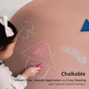 Chalk Bagel Magnetic Wall Decal for Kids Fun