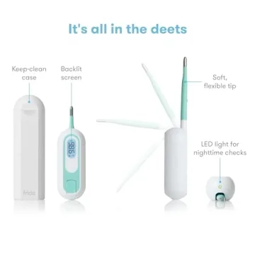 Frida Baby 3-in-1 Safety Thermometer for Kids