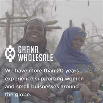 Ghana Wholesale Raw Shea Butter - Natural Skin Care for Face, Hair and Body (5 LB), 100% Pure Unrefined, African, Handmade, Organic & Fair-Trade Principles, Bulk Shea for Body Butters & Lotions