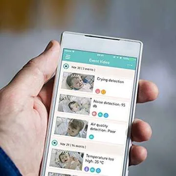 Lollipop Video Baby Monitor Features Live View and Alerts