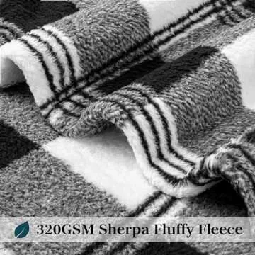 PAVILIA Cozy Sherpa Throw Blanket for All Seasons