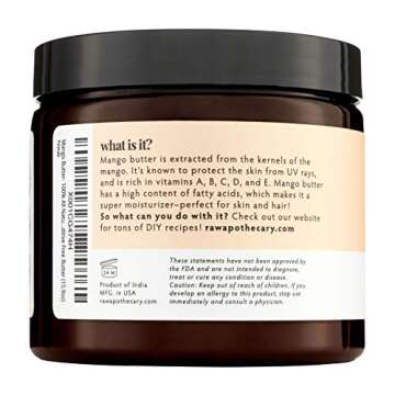 Raw Apothecary All-Natural Mango Butter (15.9 ounce)