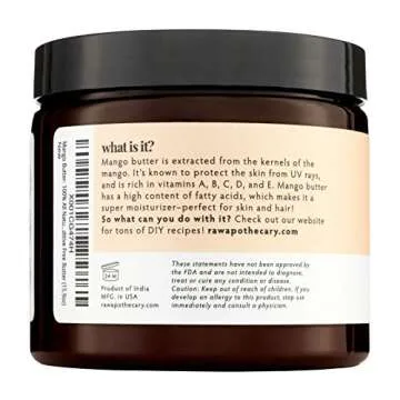 Raw Apothecary All-Natural Mango Butter (15.9 ounce)