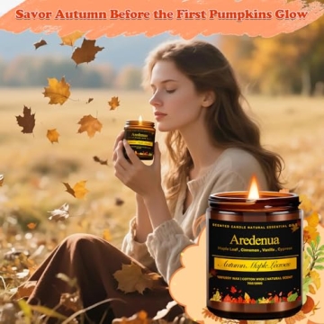 Vanilla Pumpkin Scented Candle for Cozy Autumn Vibes