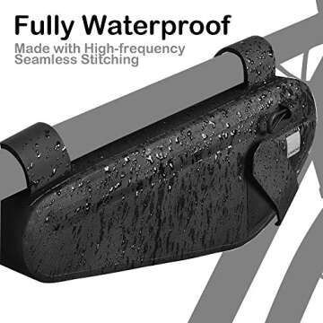 Roswheel Sahoo Race Series Bike Frame Bag Bicycle Front Top Tube Bag Triangle Pouch (122033)