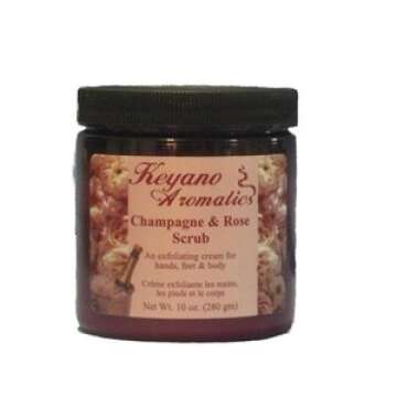 Keyano Aromatics Champagne & Rose Scrub - Indulge in Luxurious Exfoliation