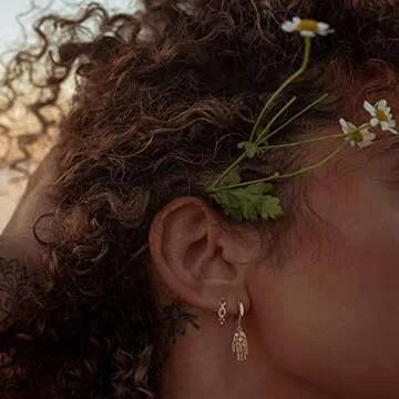 Stylish MYEARS Gold Huggie Hoop Earrings for Women